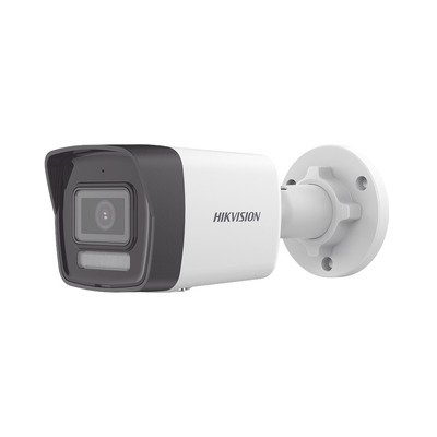 Camara Bala IP 2 Megapixel / Lente 2.8 mm / Dual Light (30 mts IR + 20 mts Luz Blanca) / Micrófono Integrado / ACUSENSE Lite / Exterior IP67 / H.265 / PoE / ONVIF / Micro SD