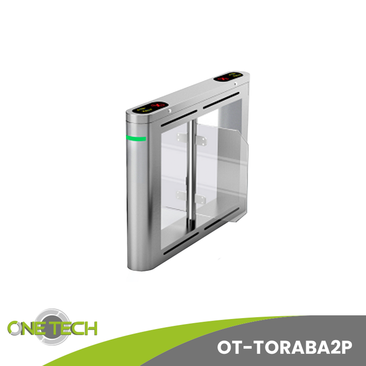 Torniquete Abatible Bidireccional Dual. (Carril Central Dos Paletas) Hojas De Acrílico. (1 Piezas)