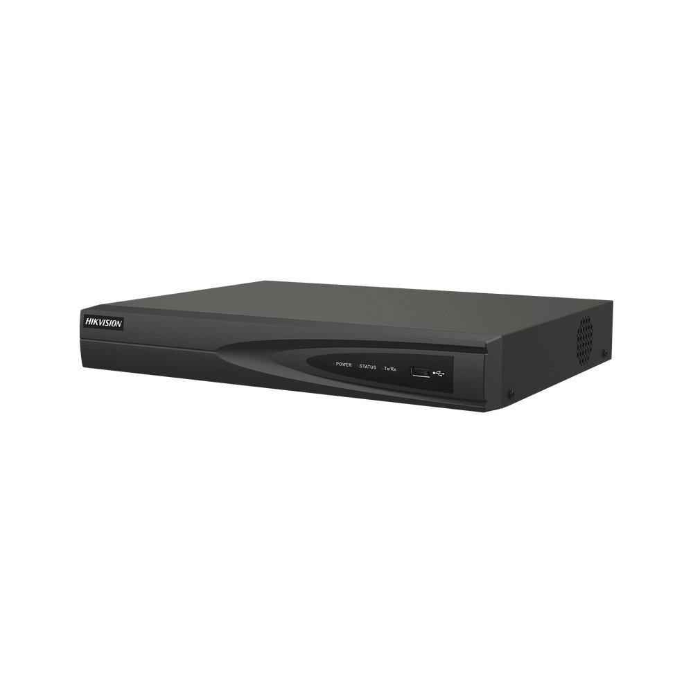 NVR 8 Megapixel (4K) (Compatible con Cámaras ACUSENSE) / 4 canales IP / 4 Puertos PoE+ / 1 Bahía de Disco Duro / Salida de Vídeo en 4K
