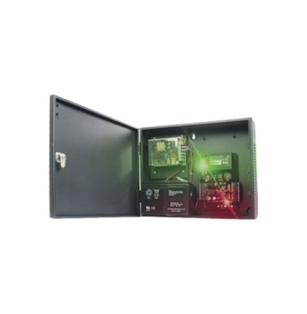 Panel de Control de Acceso para 4 Puertas / Fácil Administración / 30,000 Tarjetas / Incluye Gabinete y Fuente de Alimentación 12Vcc/3A /