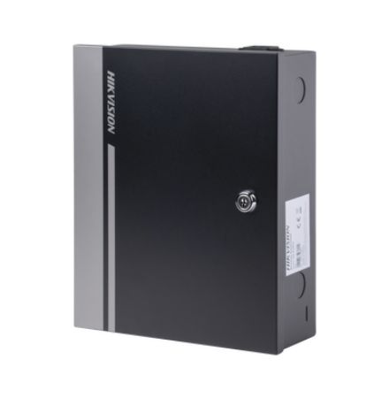 Controlador de Acceso para 2 Puertas y 4 Lectores / Fácil Administración con Software Gratuito / Incluye Gabinete y Fuente de Alimentación 12Vcc/8A / 10,000 Tarjetas / 50,000 Eventos