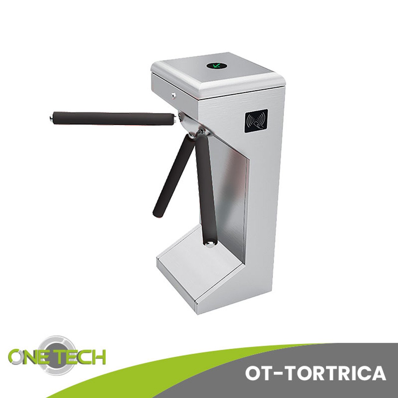 Torniquete Medio Cuerpo Trípode, Acero Inox.304, Semiautomático, Incluye 2 Soportes De Metal Para Lectores